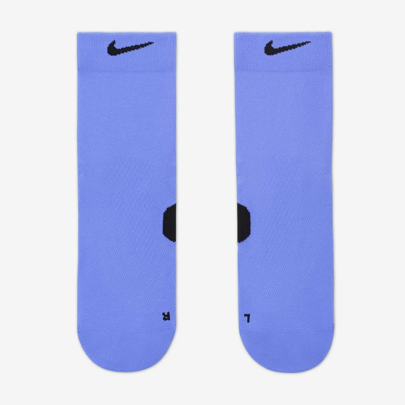 Nike Purple Running Dri-FIT Midweight Micro Crew Socks (1 Pair)  | Best Price UAE